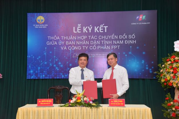 FPT đồng hành đưa Nam Định nằm trong Top 20 tỉnh dẫn đầu cả nước về chuyển đổi số