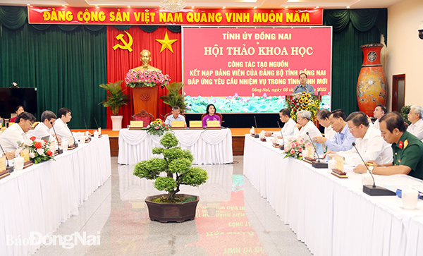 Đồng Nai Tìm giải pháp nâng cao hiệu quả công tác tạo nguồn, phát triển đảng viên