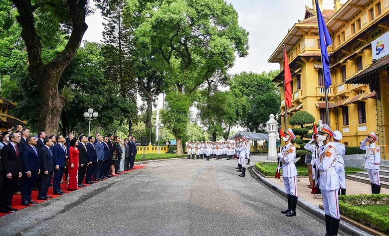 Lễ thượng cờ kỷ niệm 55 năm thành lập ASEAN