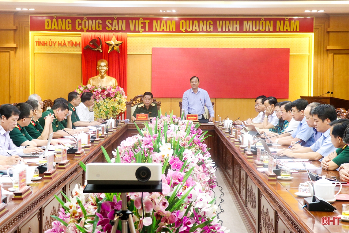 Hà Tĩnh Nâng cao hiệu quả thực hiện nhiệm vụ quốc phòng - an ninh trong tình hình mới