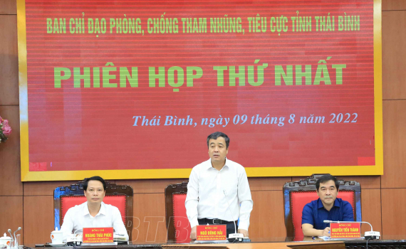 Tạo cơ sở vững chắc thực hiện hiệu quả công việc của BCĐ phòng, chống tham nhũng