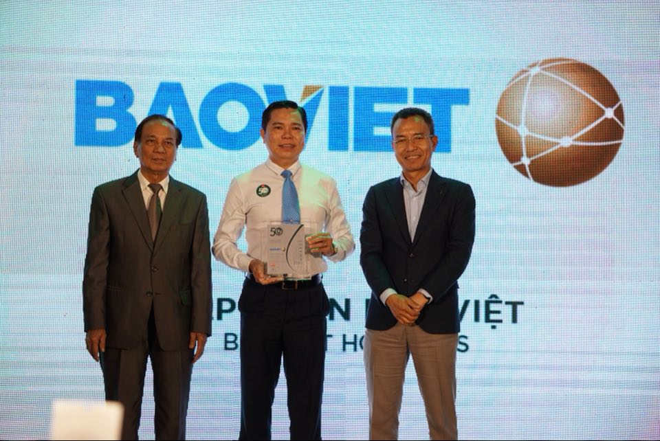 Tập đoàn Bảo Việt được vinh danh trong “TOP 50 Doanh nghiệp phát triển bền vững 2022”