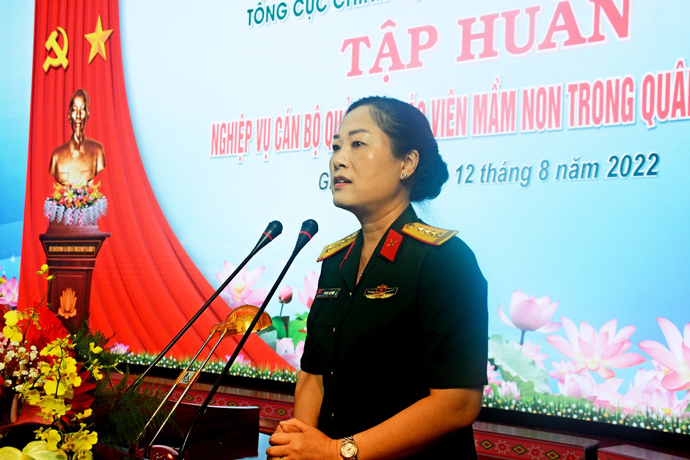 Khai mạc tập huấn nghiệp vụ cán bộ quản lý, giáo viên mầm non trong quân đội