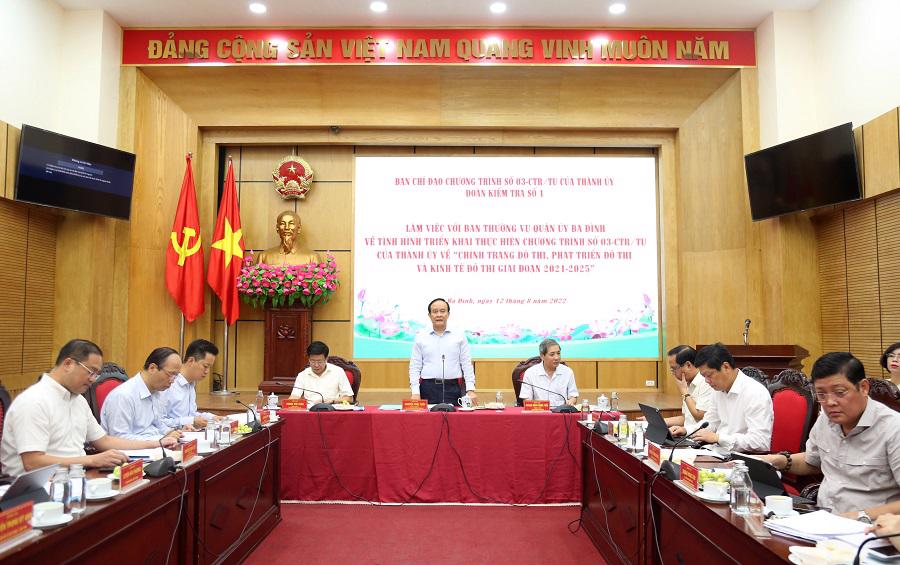 Quận Ba Đình Hà Nội nỗ lực hoàn thành các chỉ tiêu về chỉnh trang đô thị