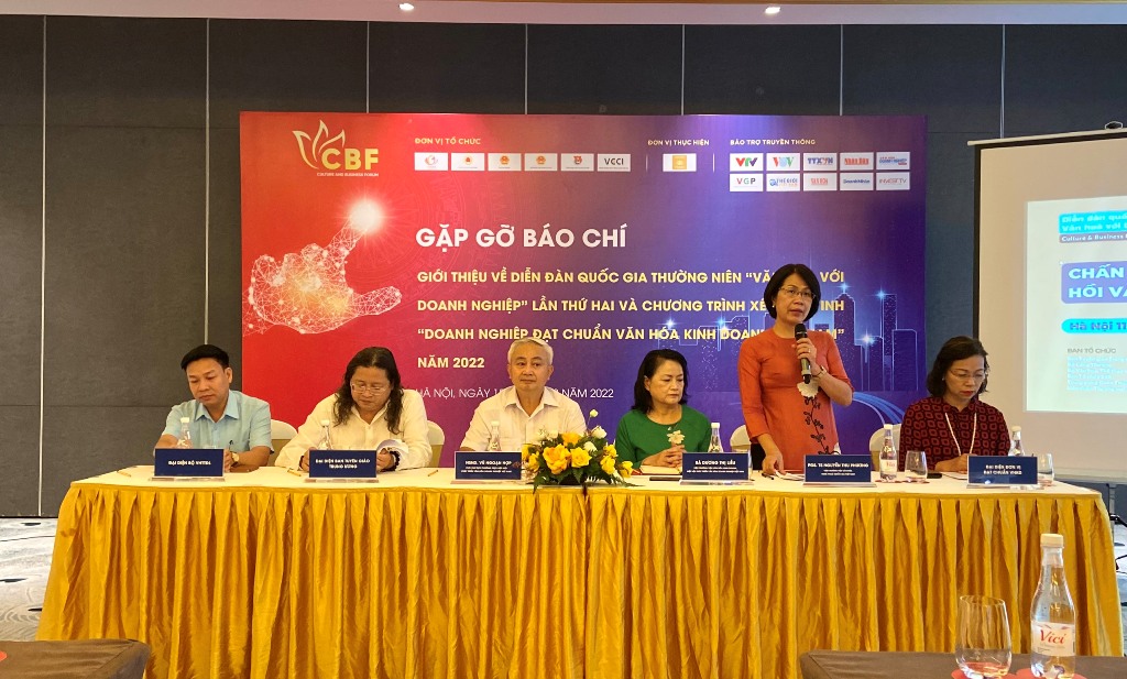 Diễn đàn quốc gia “Văn hóa với doanh nghiệp” sẽ diễn ra vào tháng 11