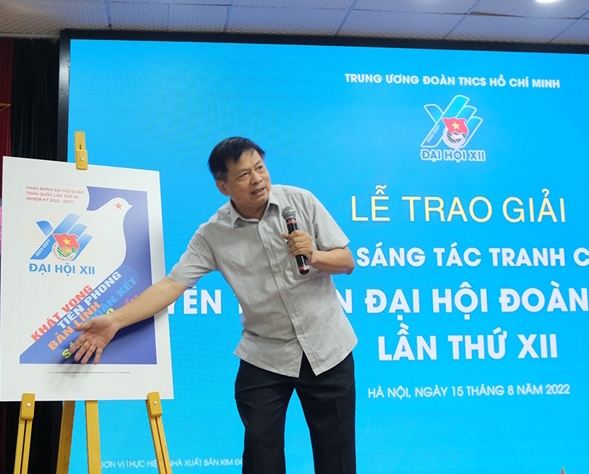 1 176 tác phẩm tham dự cuộc thi sáng tác tranh cổ động, tuyên truyền Đại hội Đoàn toàn quốc lần thứ XII