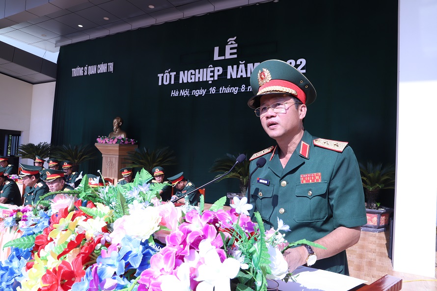 Trường Sĩ quan Chính trị tổ chức Lễ Tốt nghiệp cho gần 850 học viên