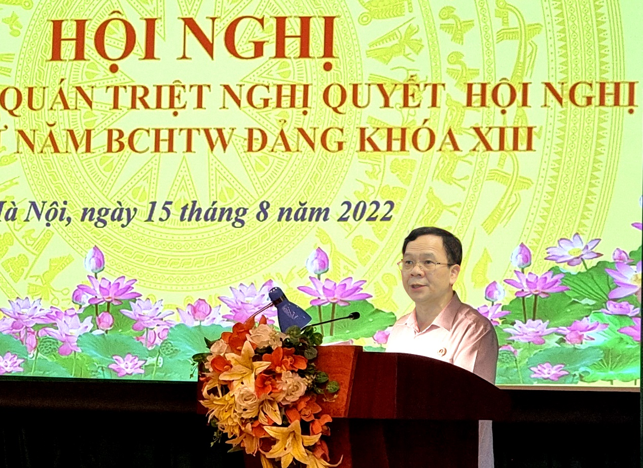 Hội CCB Việt Nam nghiên cứu, quán triệt Nghị quyết Hội nghị Trung ương 5, khóa XIII