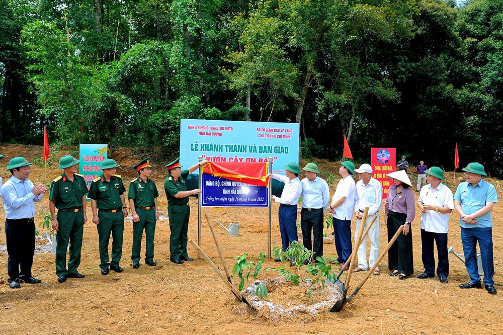 Hải Dương khánh thành, bàn giao Vườn cây ơn Bác