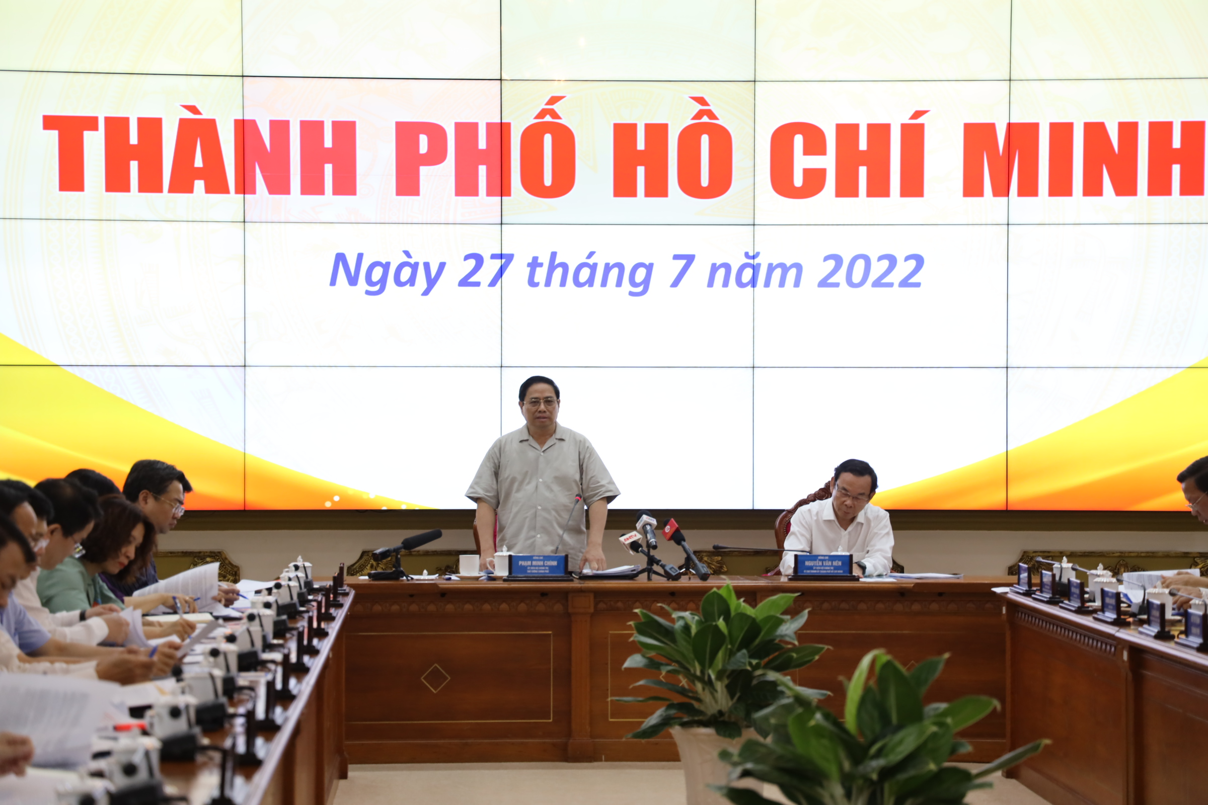 Kết luận của Thủ tướng Phạm Minh Chính tại buổi làm việc với lãnh đạo TP Hồ Chí Minh