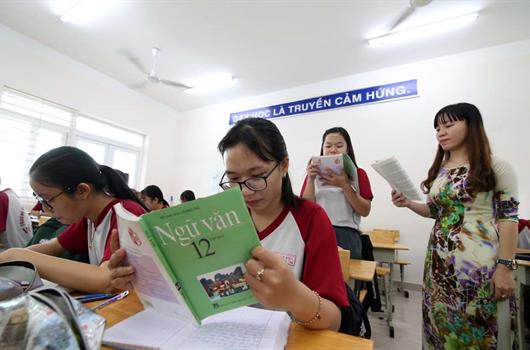 Có thể lựa chọn các hình thức kiểm tra đánh giá môn Ngữ văn