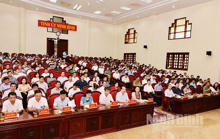 Ninh Bình Quán triệt, triển khai các nghị quyết, văn bản của Bộ Chính trị, Ban Bí thư