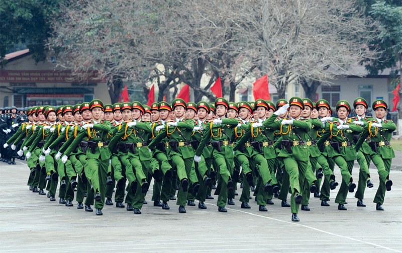 Đảng lãnh đạo tuyệt đối, trực tiếp về mọi mặt đối với Công an nhân dân