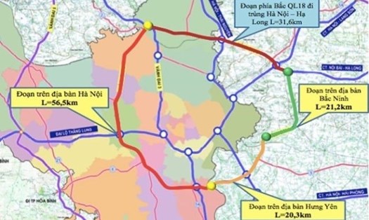 Khởi công Vành đai 4 vùng Thủ đô vào năm 2023