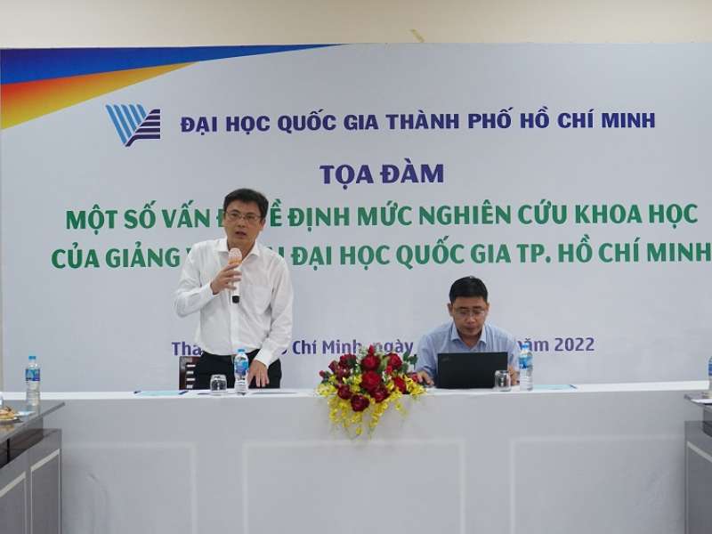 ĐHQG-HCM thảo luận về định mức nghiên cứu khoa học của giảng viên