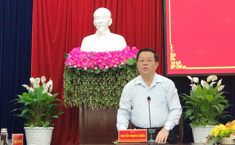 Đoàn kiểm tra của Ban Bí thư làm việc với Ban Thường vụ Tỉnh ủy Bạc Liêu