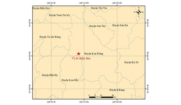 Kon Tum tiếp tục xảy ra động đất mạnh 4 7 độ richter