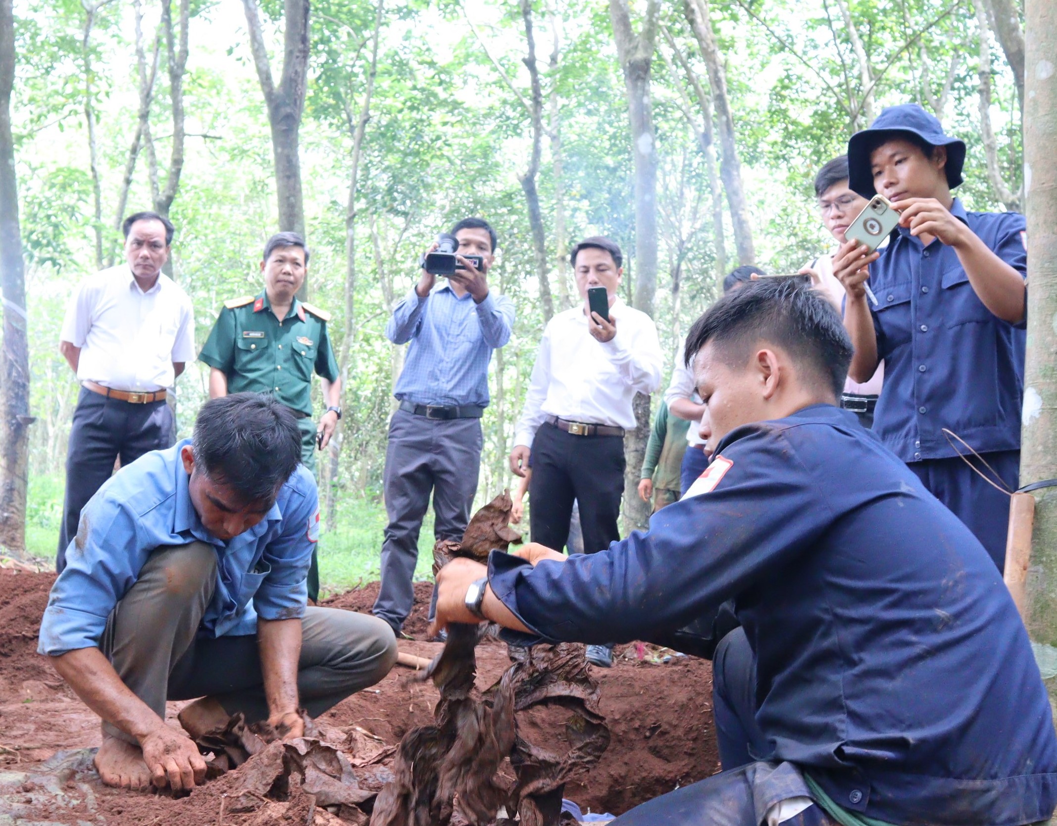 Bình Phước Tìm thấy 3 hài cốt liệt sĩ tại huyện Hớn Quản