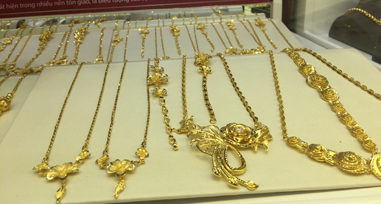Giá vàng trong nước tăng