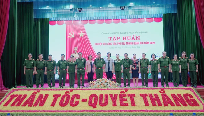Tập huấn nghiệp vụ công tác phụ nữ trong Quân đội