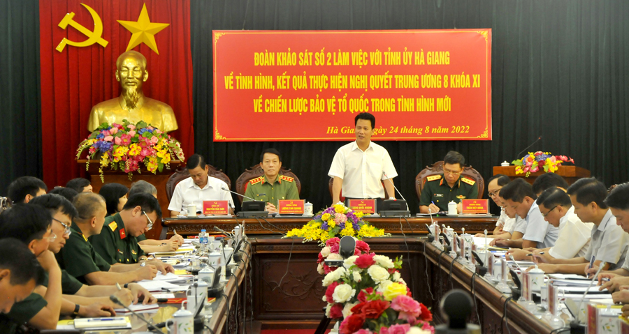 Hà Giang Xây dựng lực lượng an ninh, quốc phòng đáp ứng yêu cầu, nhiệm vụ bảo vệ Tổ quốc trong tình hình mới