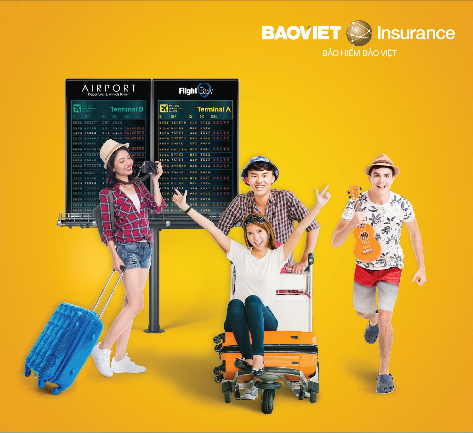 Bảo hiểm Bảo Việt bồi thường tự động cho các thông báo trễ chuyến bay