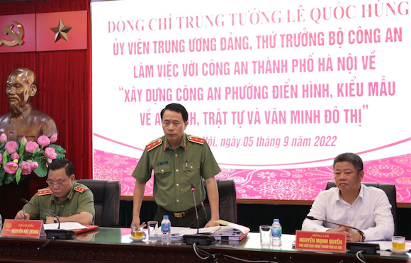 Xây dựng Công an phường Điện Biên điển hình, kiểu mẫu