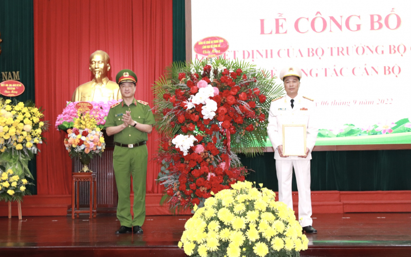 Đại tá Tô Anh Dũng giữ chức vụ Giám đốc Công an tỉnh Hà Nam