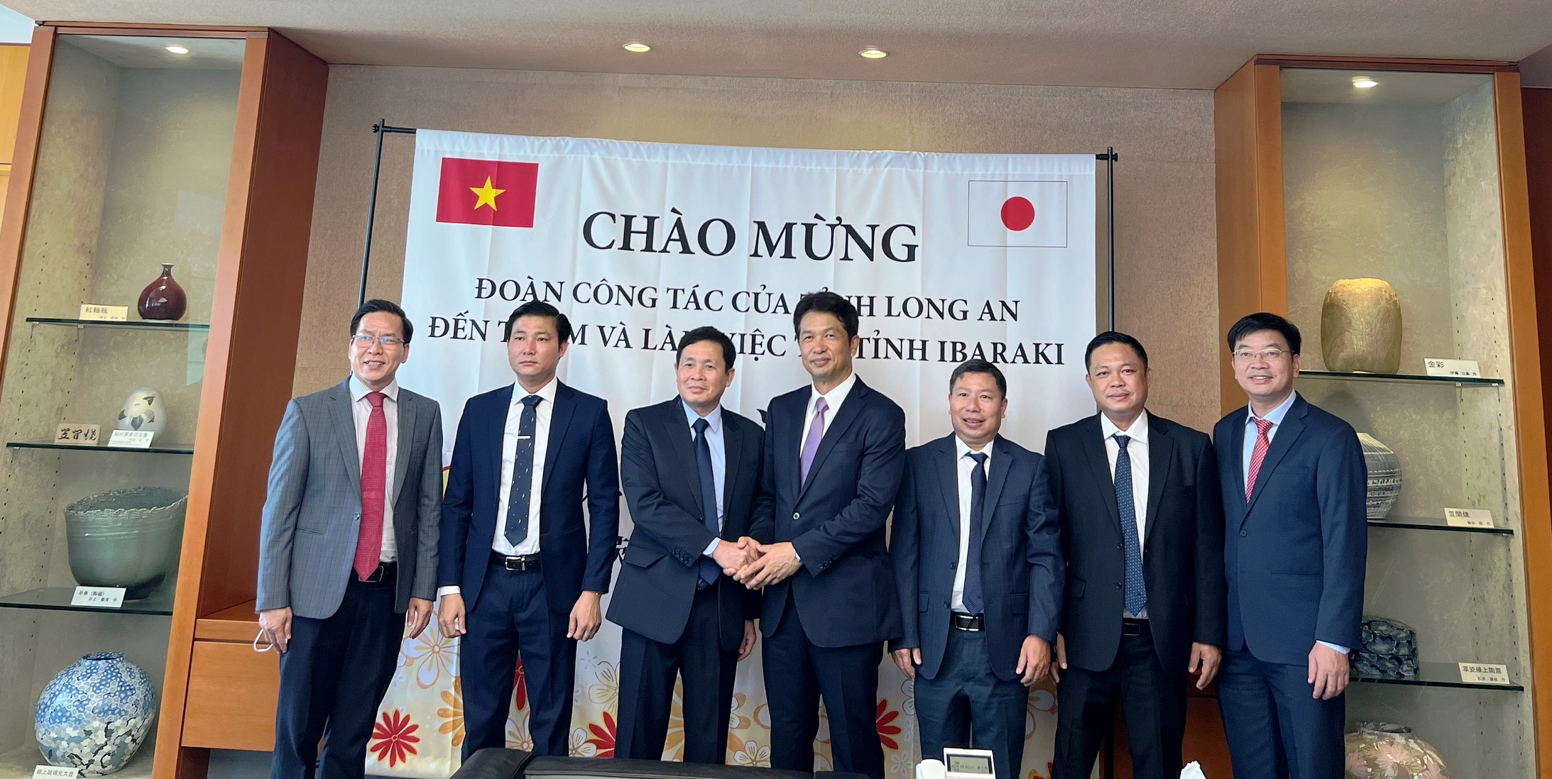 Các doanh nghiệp tỉnh Ibaraki tìm hiểu tìm hiểu môi trường đầu tư tại tỉnh Long An