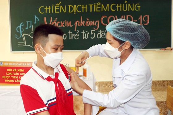 TP Hồ Chí Minh Hơn 7 000 trẻ em tiêm vaccine phòng COVID-19 trong dịp nghỉ lễ