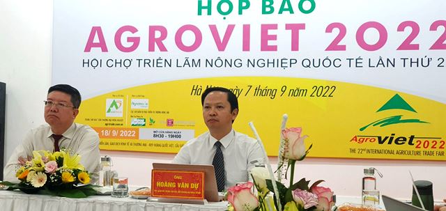 Hội chợ Triển lãm Nông nghiệp quốc tế sẽ diễn ra từ ngày 15 - 18 9
