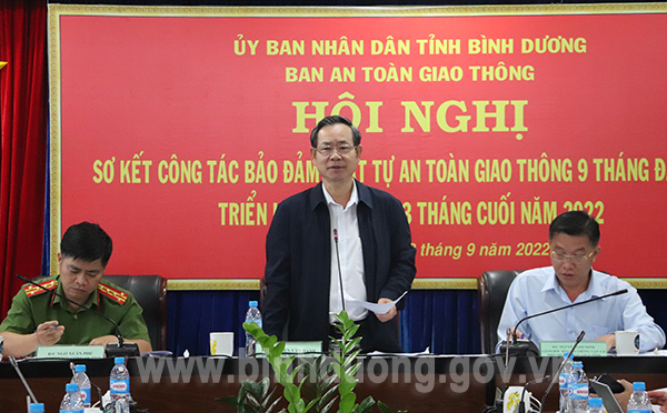 Bình Dương 9 tháng đầu năm tai nạn giao thông giảm