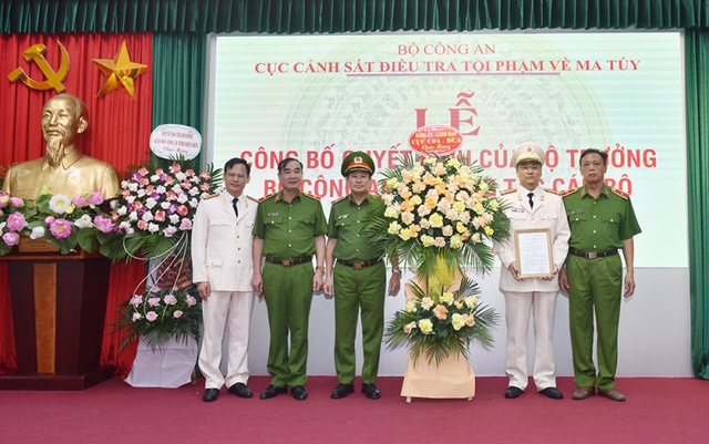 Bổ nhiệm 2 Phó Cục trưởng Cục Cảnh sát điều tra tội phạm về ma tuý