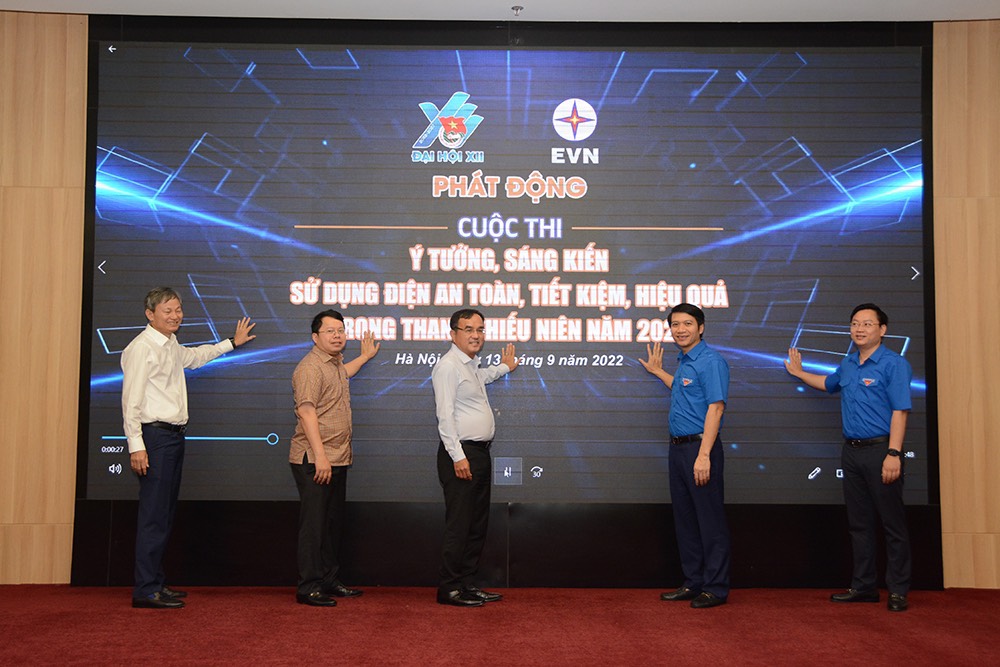 Phát động cuộc thi Ý tưởng, sáng kiến sử dụng điện tiết kiệm, an toàn, hiệu quả trong thanh thiếu niên”