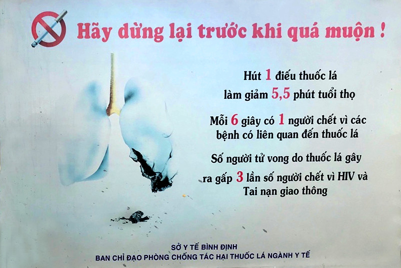 Bình Định triển khai kế hoạch phòng, chống tác hại thuốc lá năm 2022
