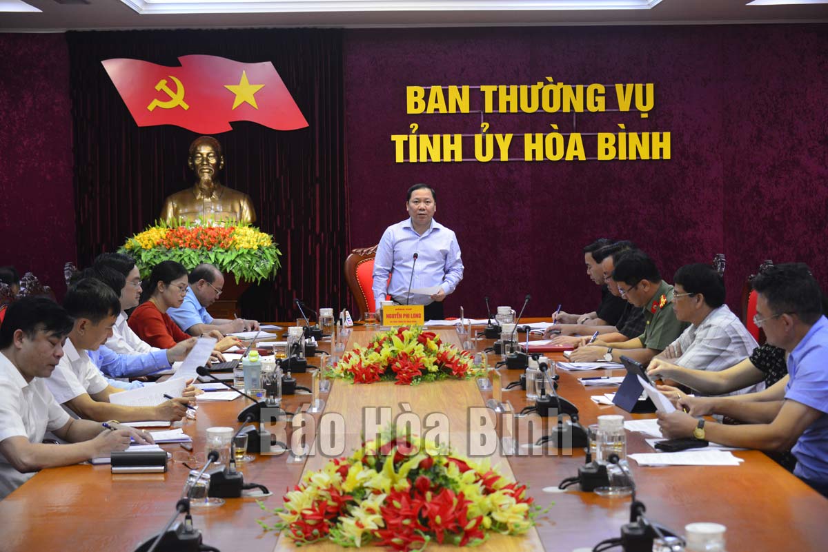 Hòa Bình Tạo bước chuyển biến mạnh mẽ trong công tác phòng, chống tham nhũng, tiêu cực