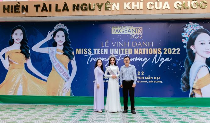 Vinh danh Trương Phương Nga- Miss Teen United Nations 2022
