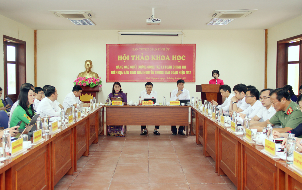 Thái Nguyên Nâng cao chất lượng công tác lý luận chính trị trong tình hình mới