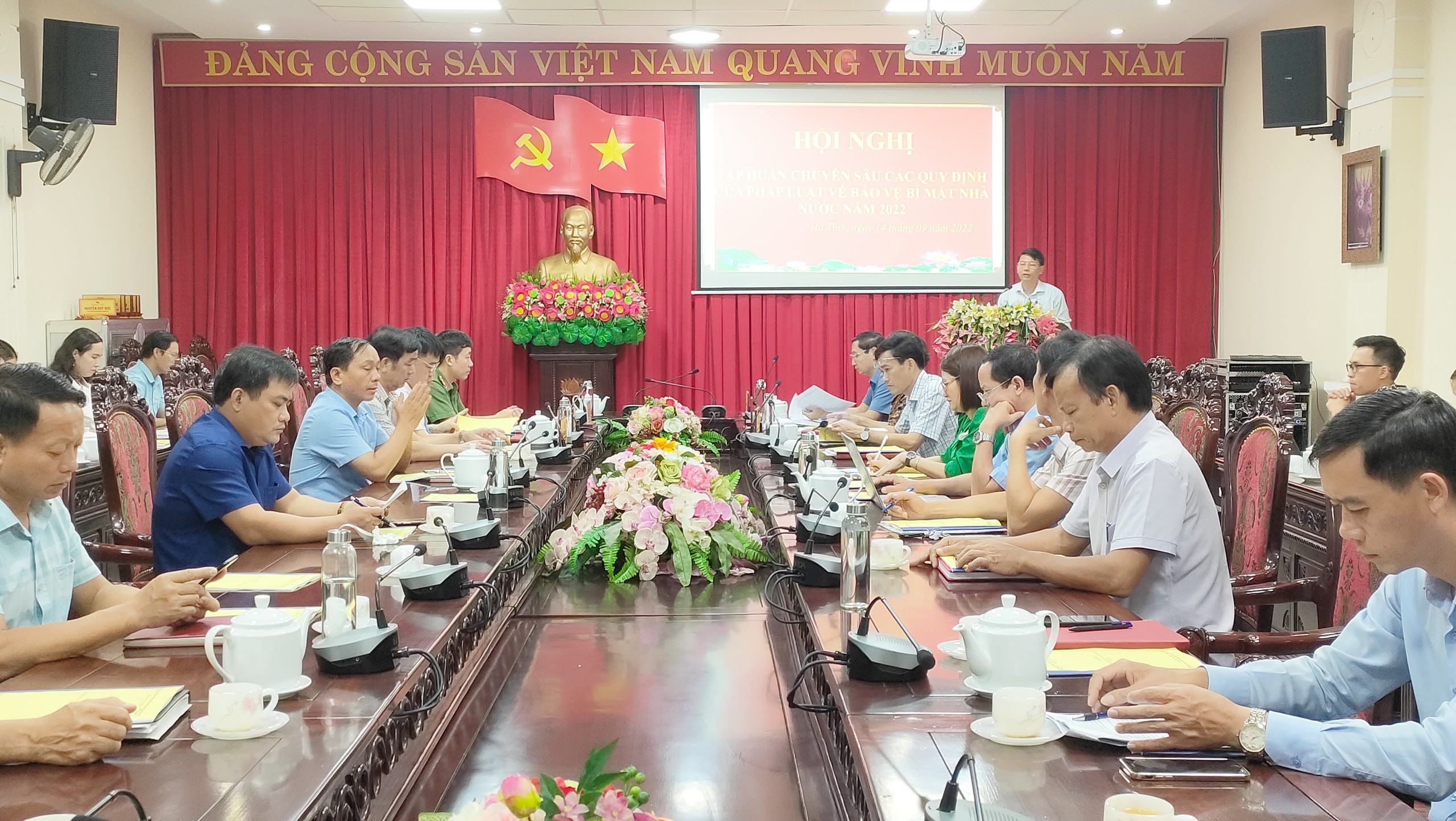 Thành ủy Hà Tĩnh tổ chức tập huấn công tác bảo vệ bí mật nhà nước