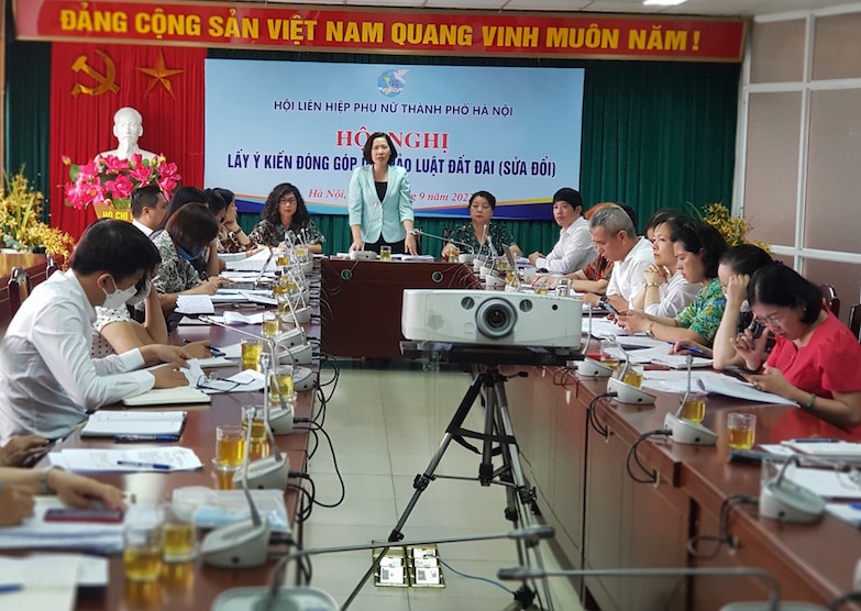 Đề xuất các quy định liên quan đến quyền và nghĩa vụ của phụ nữ trong dự thảo Luật Đất đai sửa đổi