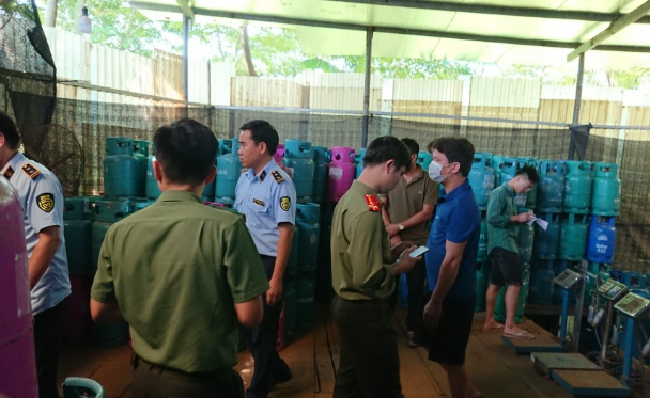 Bắc Giang Phát hiện cơ sở chiết nạp gas trái phép