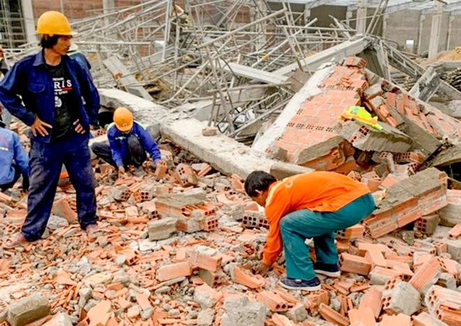Khẩn trương làm rõ nguyên nhân, trách nhiệm vụ sập công trình tại khu công nghiệp Nhơn Hòa