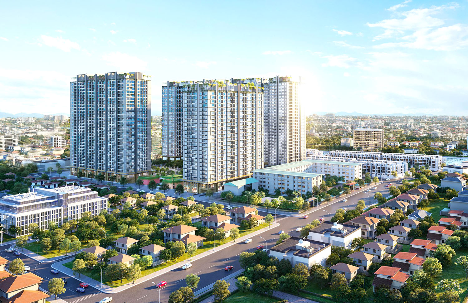Khách ở ưa thích dự án tổ hợp căn hộ phía Tây Nam Linh Đàm