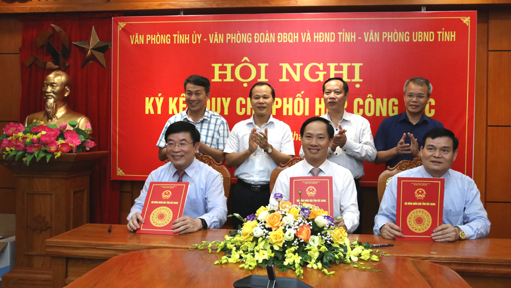 Bắc Giang Nâng cao chất lượng tham mưu của các các văn phòng cấp tỉnh