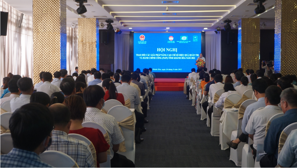 Khánh Hòa Nâng cao Chỉ số Hiệu quả quản trị và Hành chính công cấp tỉnh PAPI năm 2022