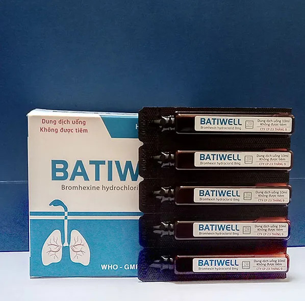 Thu hồi toàn quốc thuốc Batiwell trị nhiễm khuẩn đường hô hấp