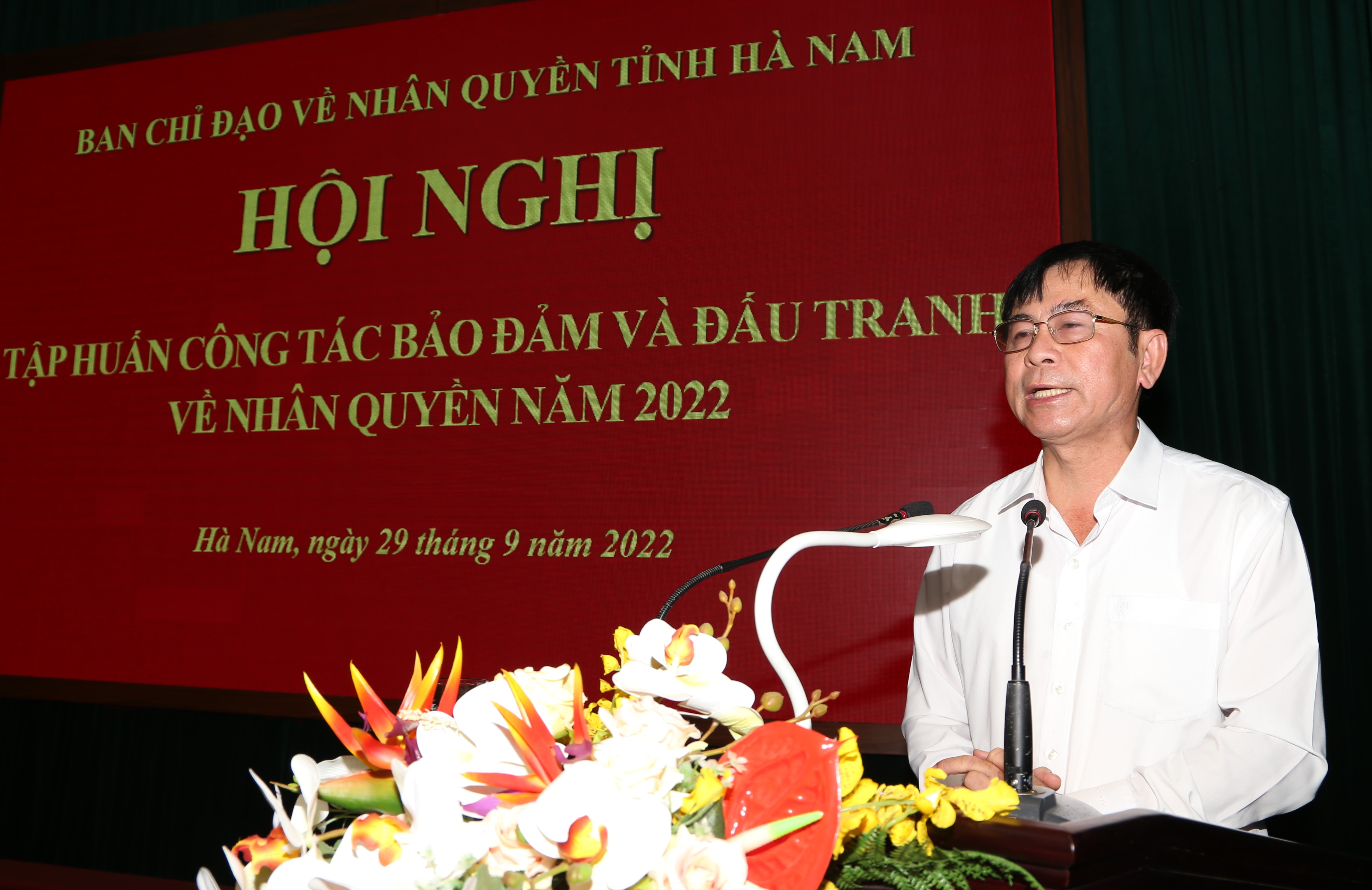 Hà Nam tổ chức tập huấn công tác bảo đảm và đấu tranh về nhân quyền