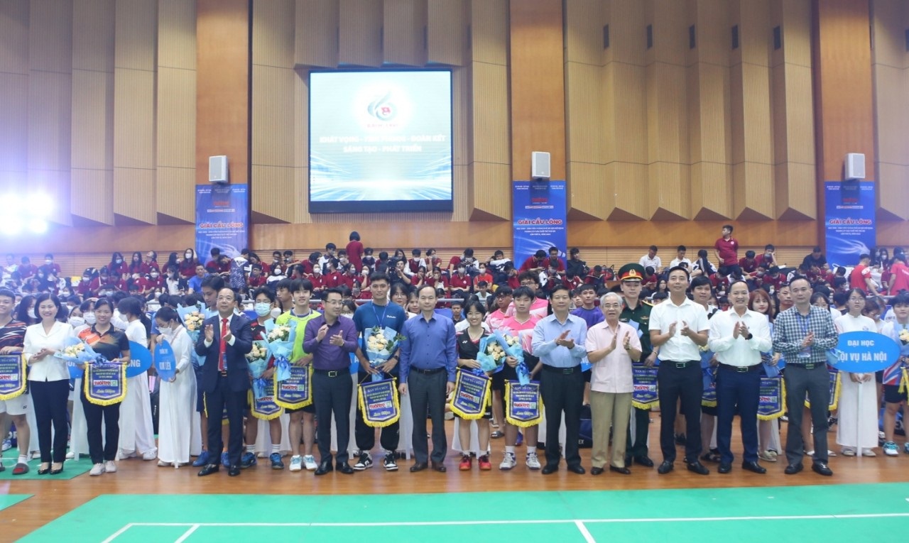 Khai mạc giải Cầu lông học sinh - sinh viên TP Hà Nội mở rộng