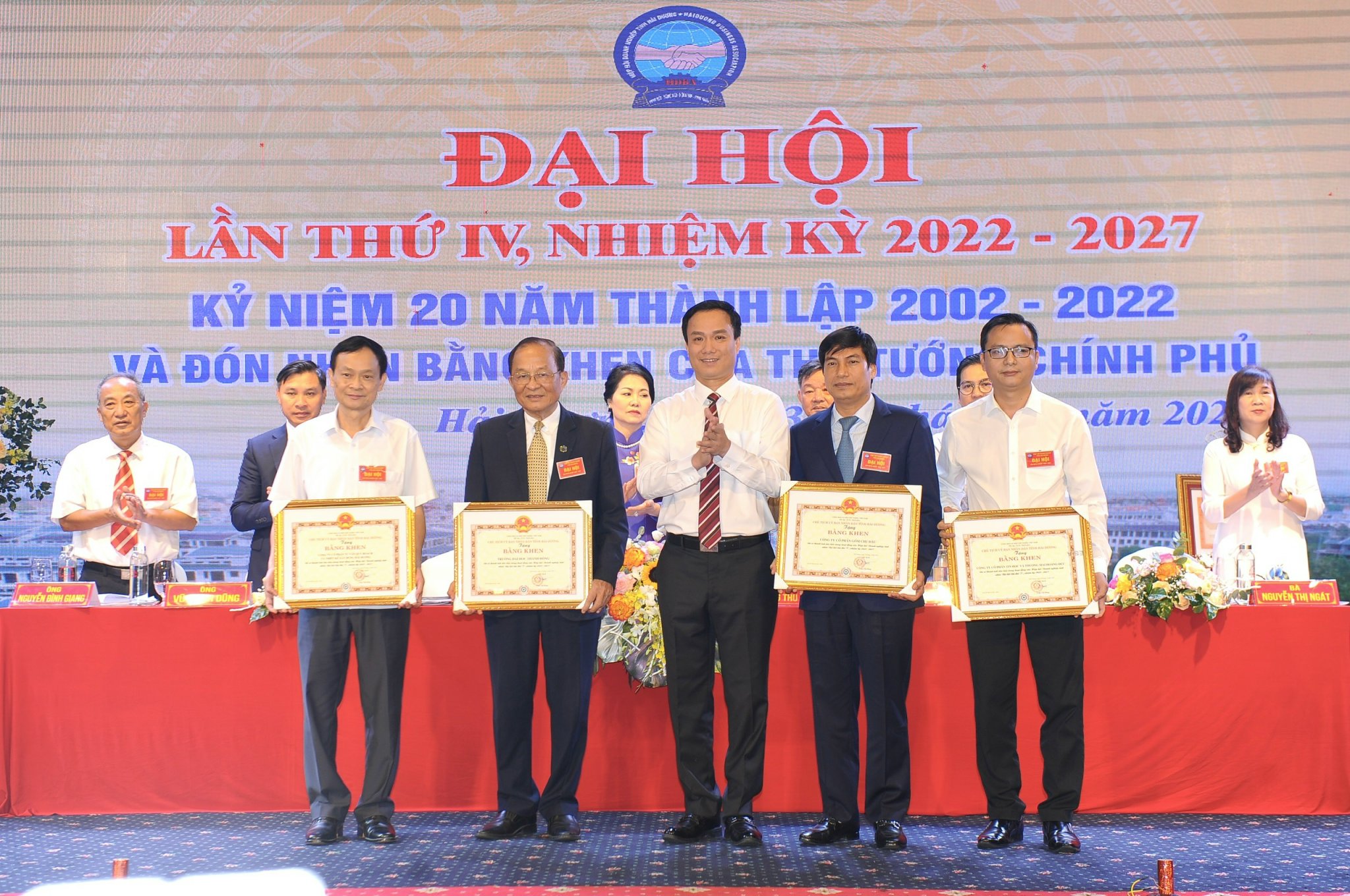 Hiệp hội doanh nghiệp tỉnh Hải Dương kỷ niệm 20 năm thành lập và Đại hội lần thứ IV