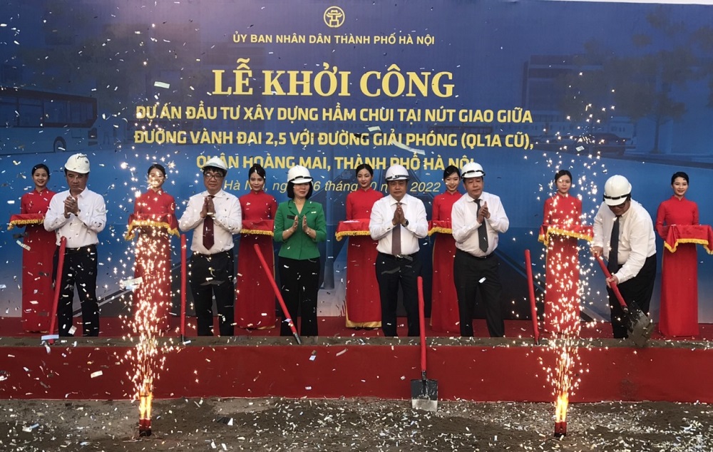 Hà Nội Khởi công hầm chui nút giao Kim Đồng - Giải Phóng